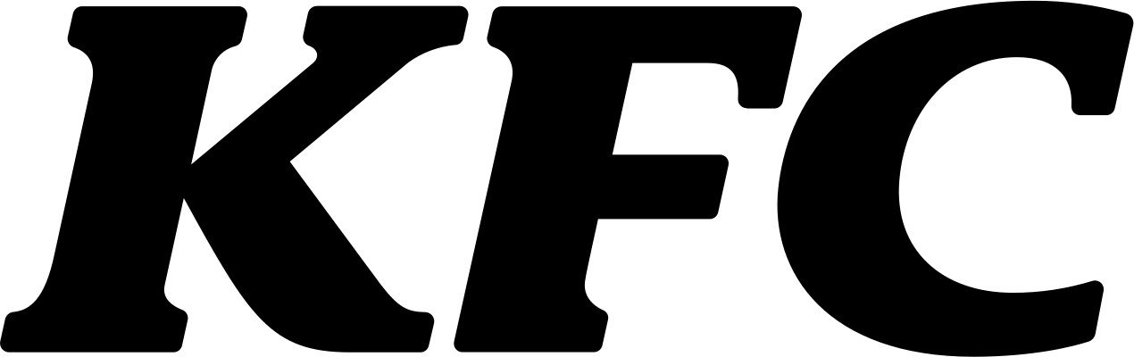 The KFC logo in bold black italic letters.