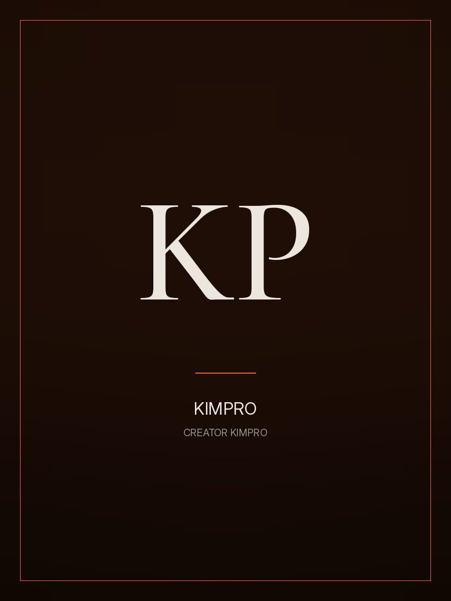 Placeholder portrait for KIMPRO, the channel of Kim Dong-jun.