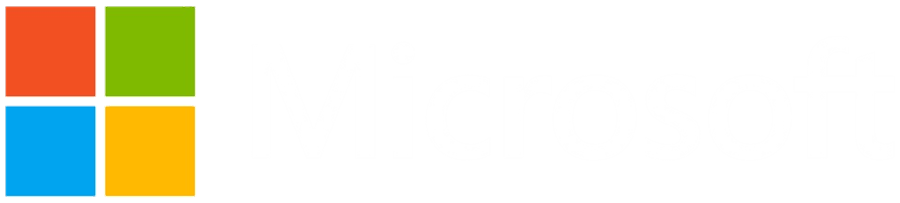 The Microsoft logo: four coloured squares beside the wordmark.