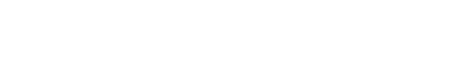 The SpaceX wordmark.