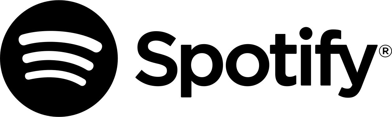 The Spotify logo: a black circle with three curved sound-wave lines, beside the word Spotify.