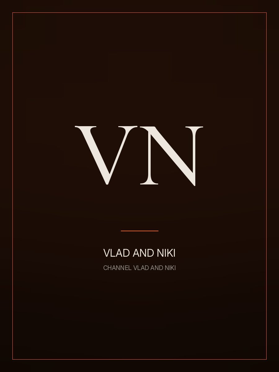 Placeholder image for the Vlad and Niki channel.