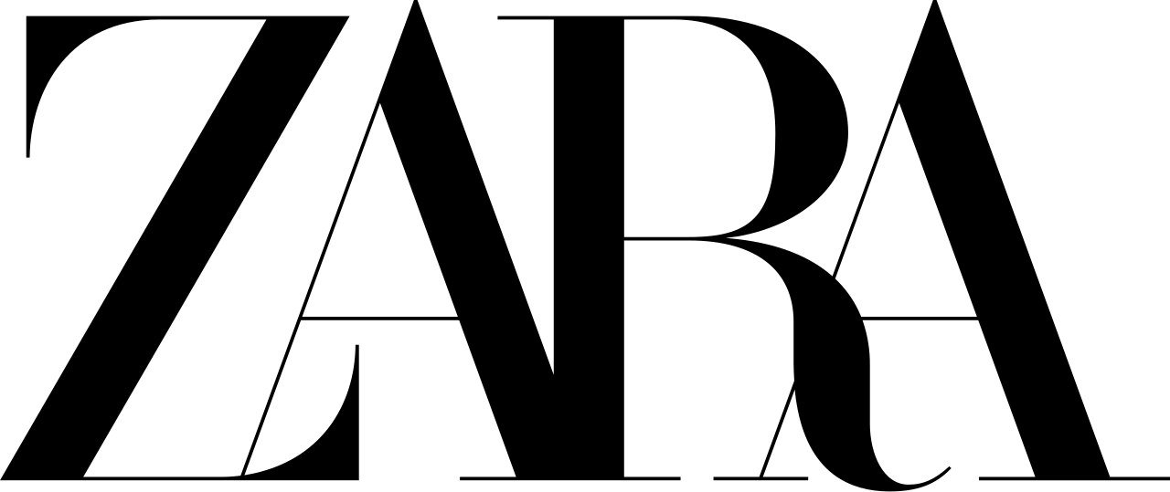 The Zara wordmark in tall black serif capitals, the letters overlapping.